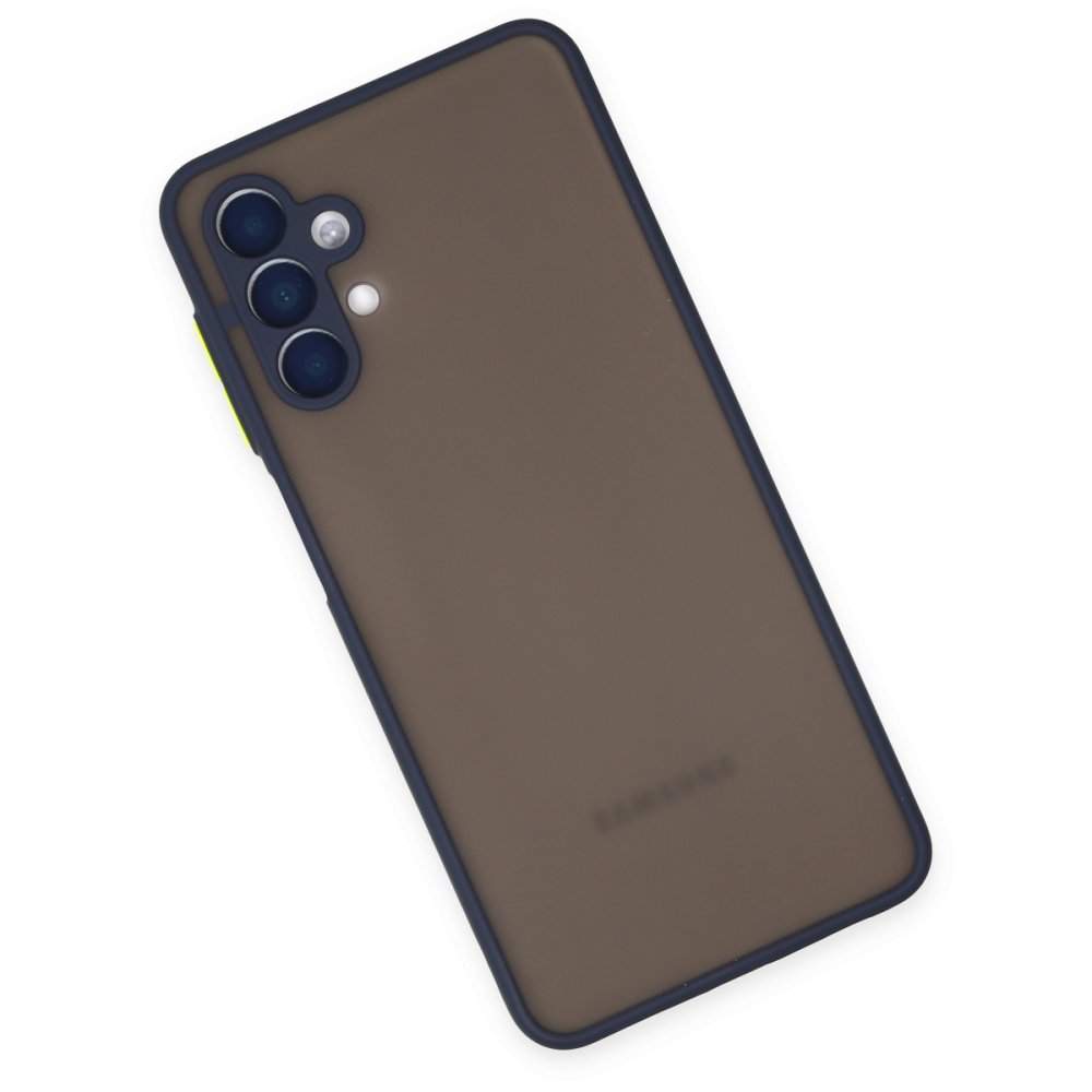  Samsung Galaxy A04S Kılıf Montreal Silikon Kapak - Lacivert