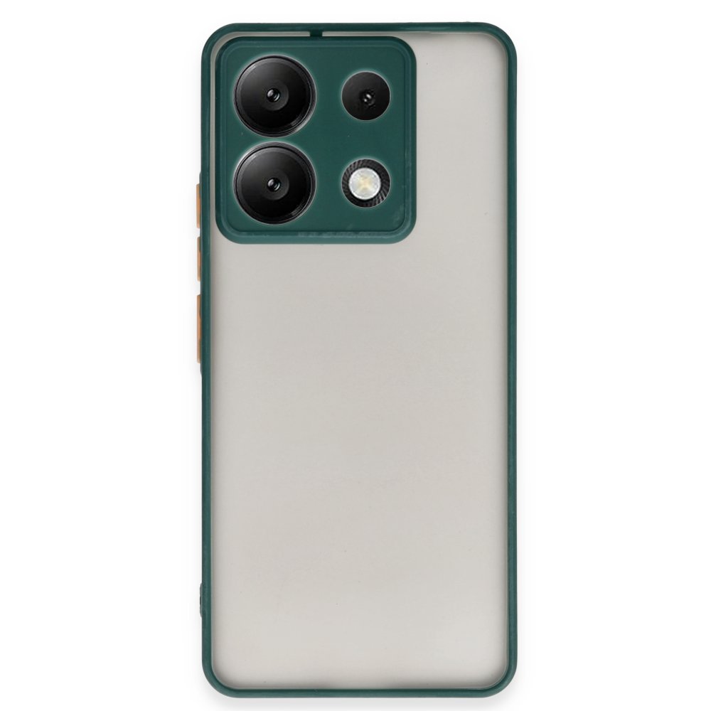 Redmi Note 13 5G Kılıf Montreal Silikon Kapak - Yeşil Redmi Note 13 5G Kılıf Montreal Silikon Kapak - Yeşil