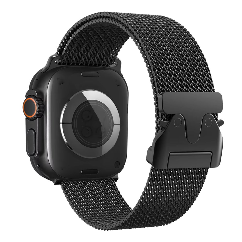  Apple Watch 46mm Milano Metal Kordon - Siyah