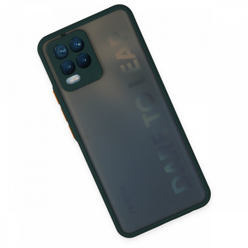  Realme 8 Pro Kılıf Montreal Silikon Kapak - Yeşil