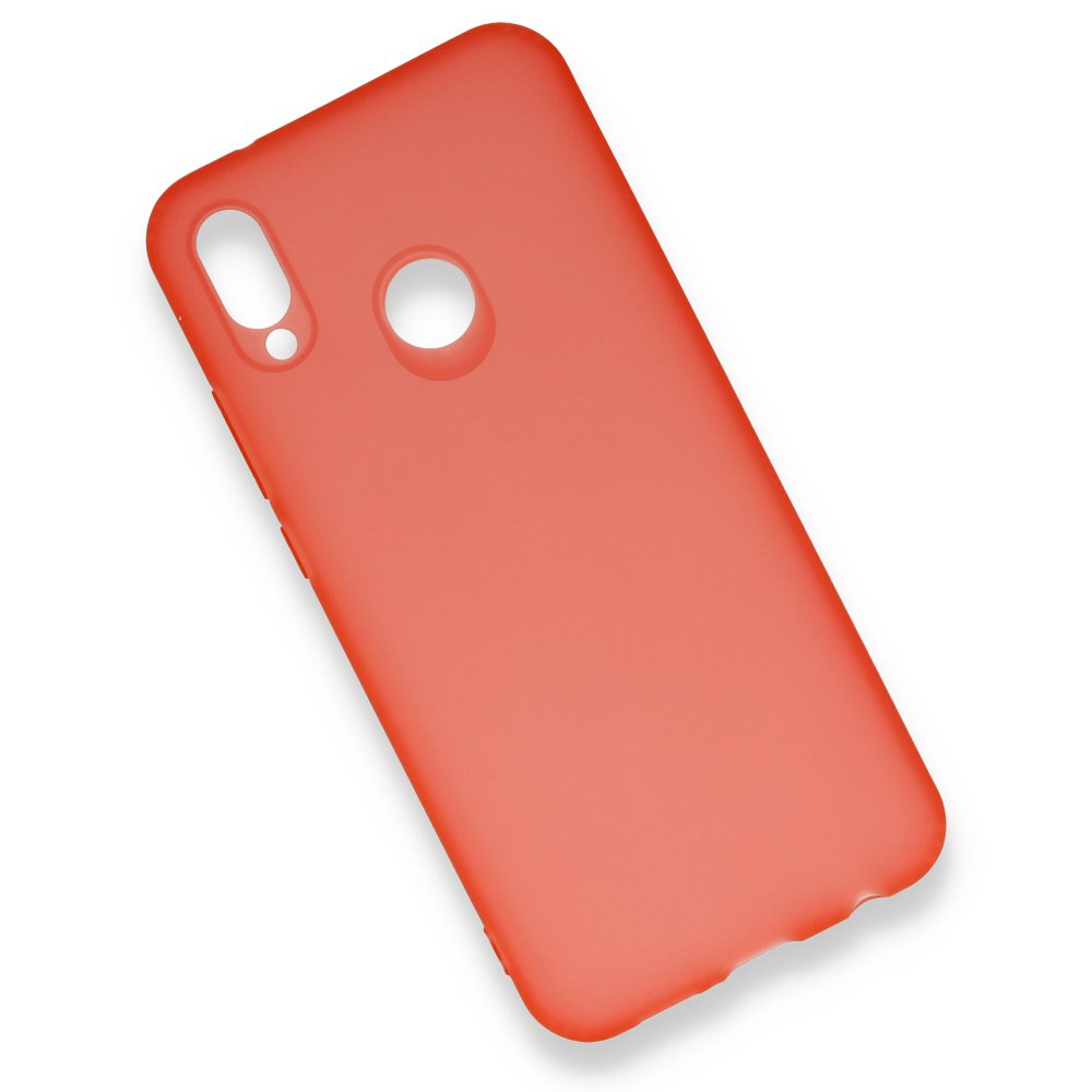 Huawei P20 Lite Kılıf Hopi Silikon - Kırmızı Huawei P20 Lite Kılıf Hopi Silikon - Kırmızı