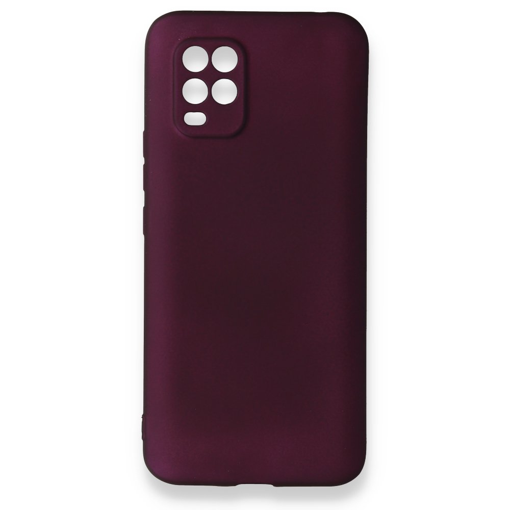 Xiaomi Mi 10 Lite Kılıf First Silikon - Mürdüm  Xiaomi Mi 10 Lite Kılıf First Silikon - Mürdüm