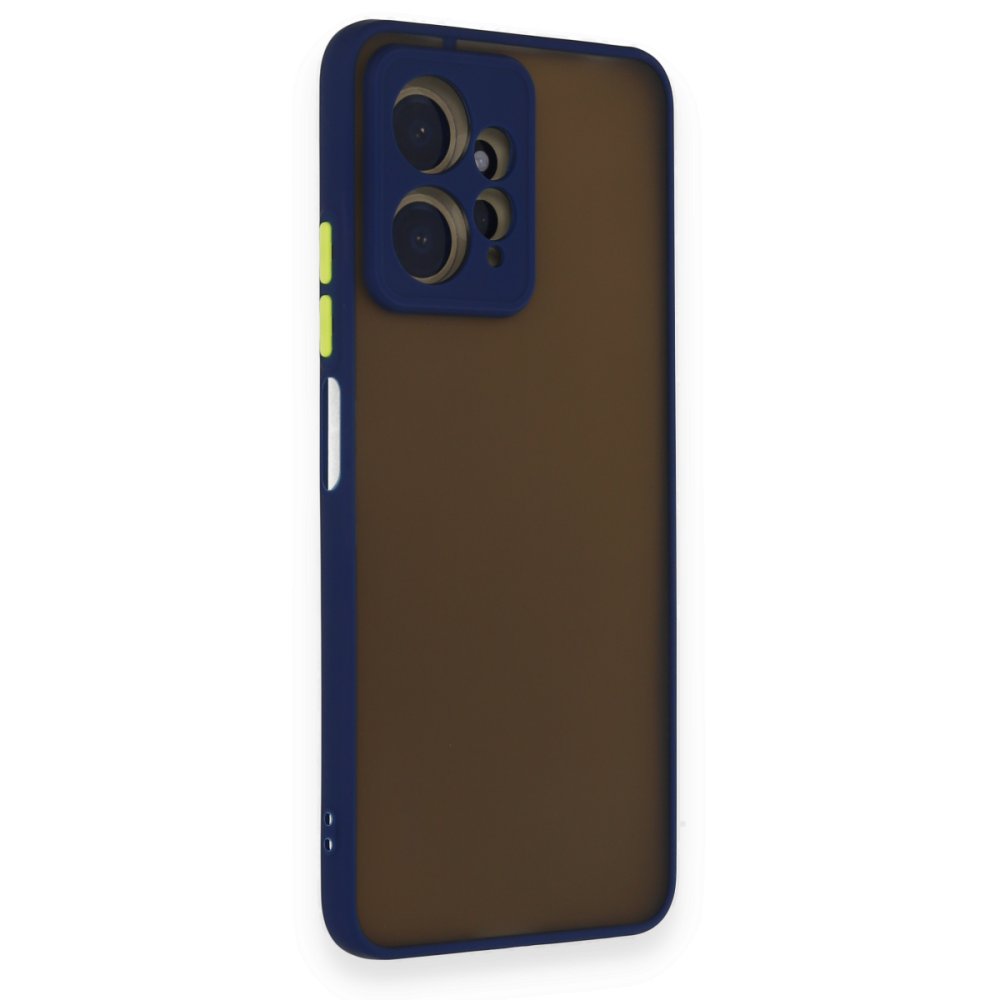 Redmi Note 12 4G Kılıf Montreal Silikon Kapak - Lacivert