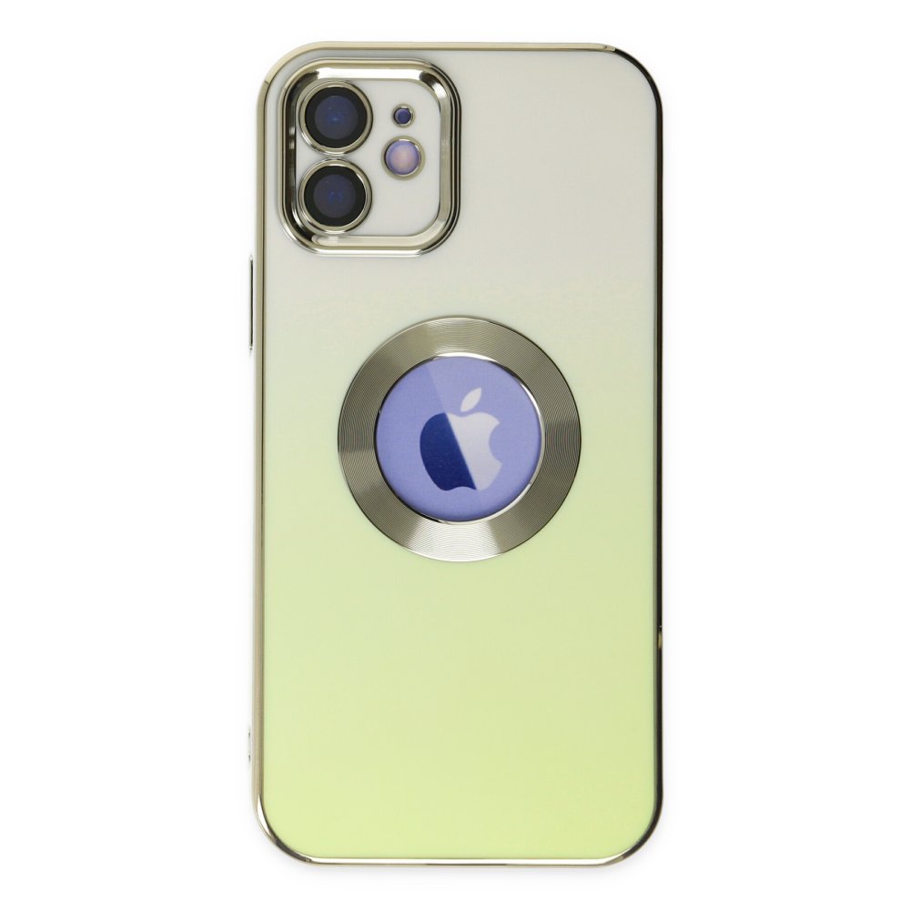  iPhone 12 Kılıf Best Silikon - Yeşil