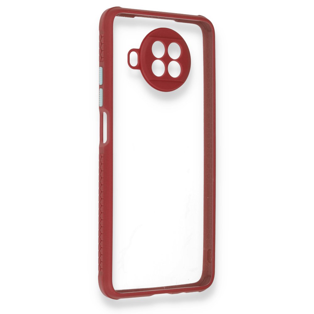 Redmi Note 9 Pro 5G Kılıf Miami Şeffaf Silikon - Fuşya Redmi Note 9 Pro 5G Kılıf Miami Şeffaf Silikon - Fuşya