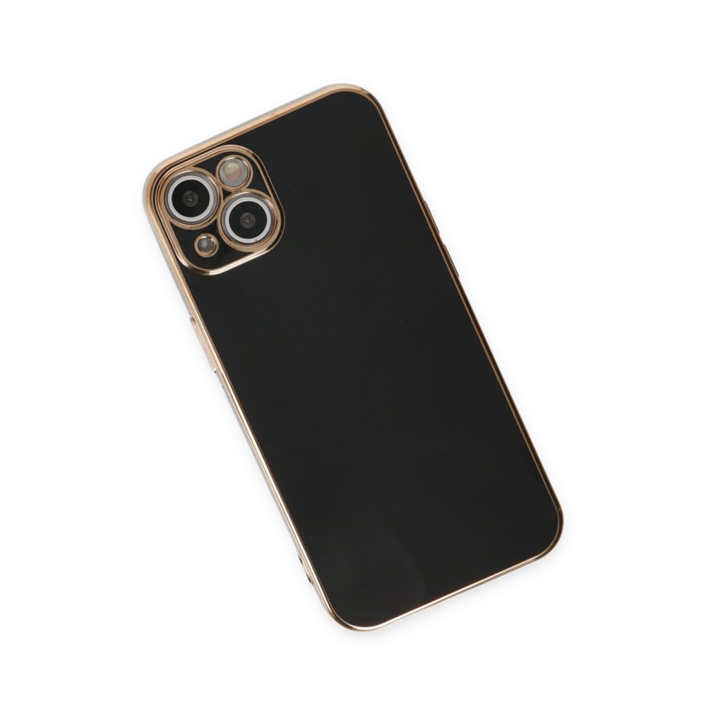 iPhone 15 Kılıf Volet Silikon - Siyah  iPhone 15 Kılıf Volet Silikon - Siyah