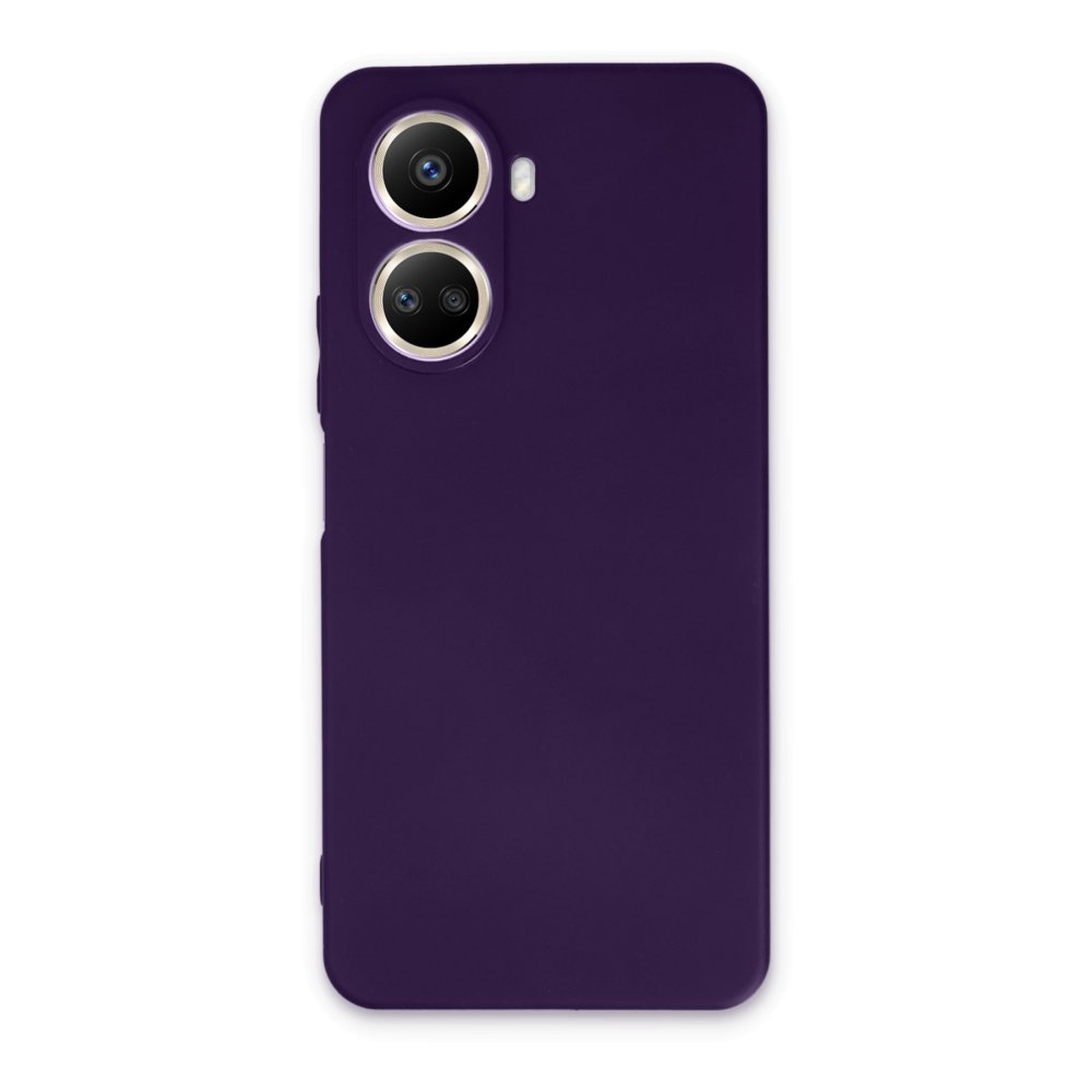  Huawei Nova 10 SE Kılıf First Silikon - Mürdüm