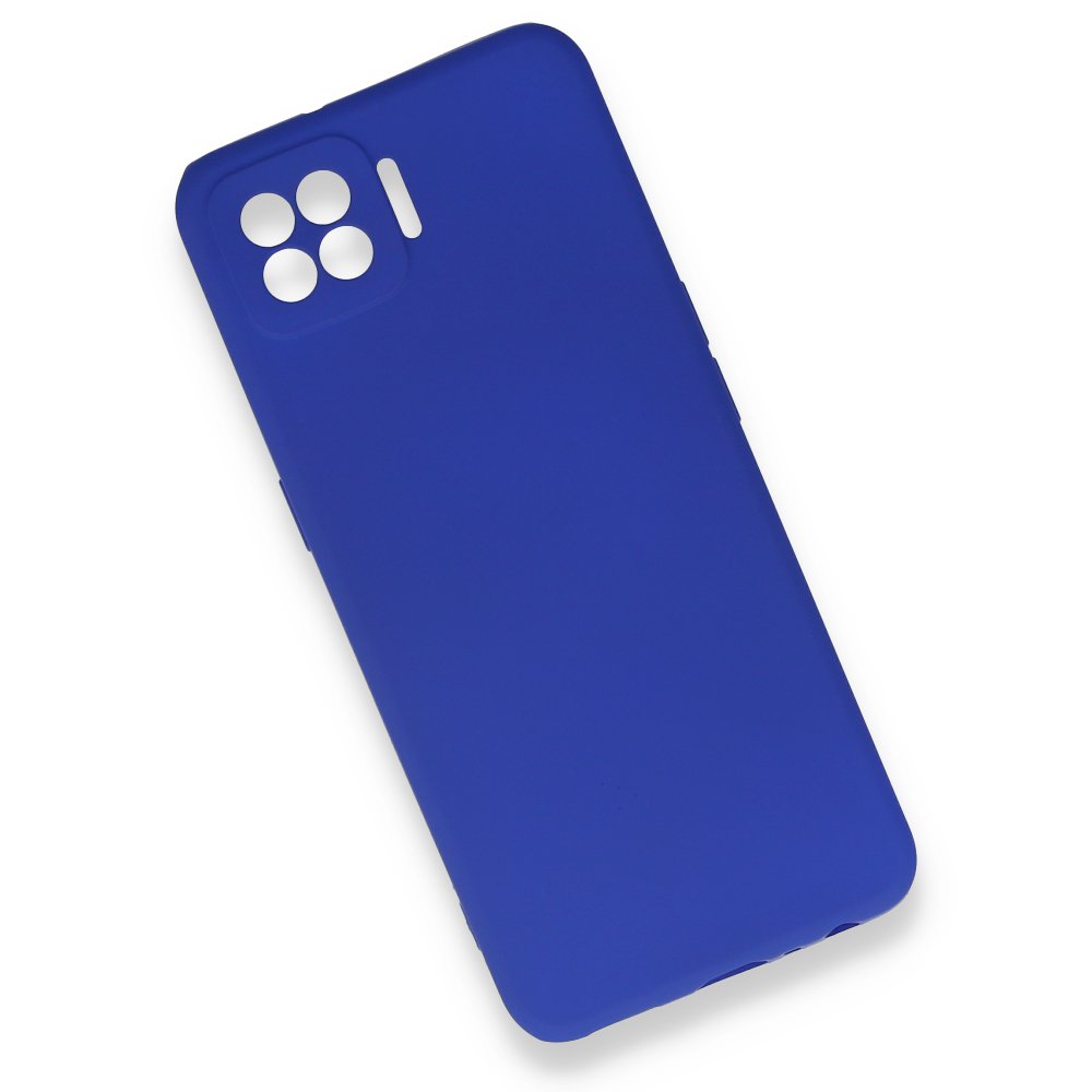  Oppo A73 Kılıf First Silikon - Mavi