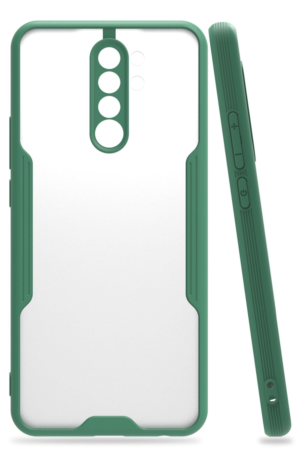 Redmi 9 Kılıf Platin Silikon - Yeşil Redmi 9 Kılıf Platin Silikon - Yeşil