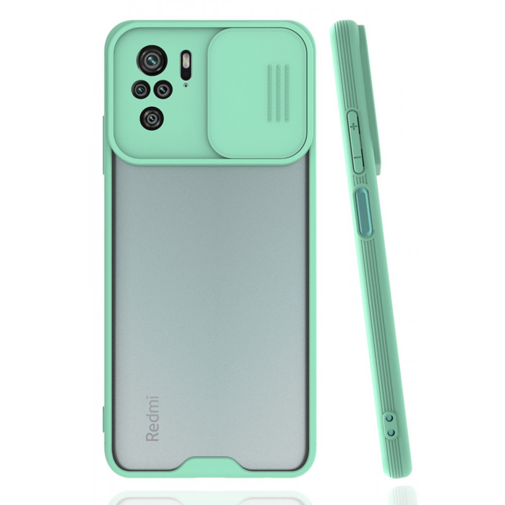 Redmi Note 10 Kılıf Platin Kamera Koruma Silikon - Açık Yeşil Redmi Note 10 Kılıf Platin Kamera Koruma Silikon - Açık Yeşil
