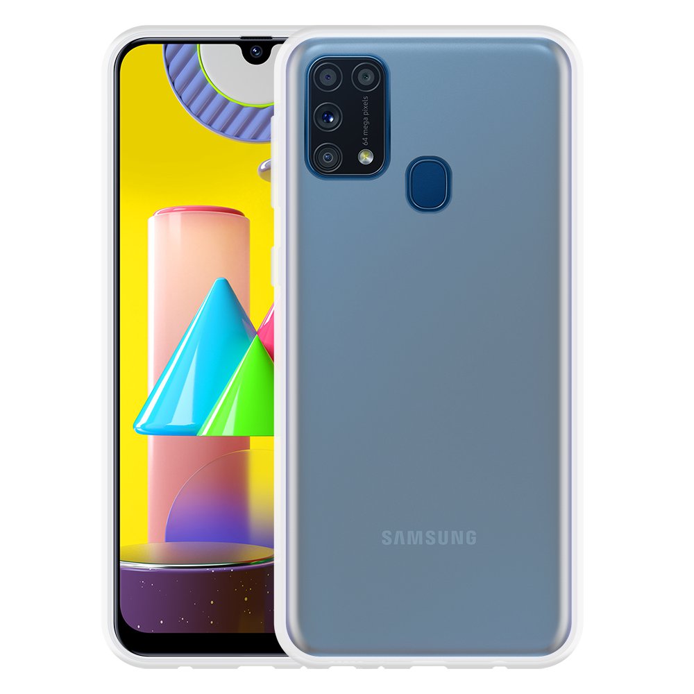  Samsung Galaxy M31 Kılıf Lüx Şeffaf Silikon
