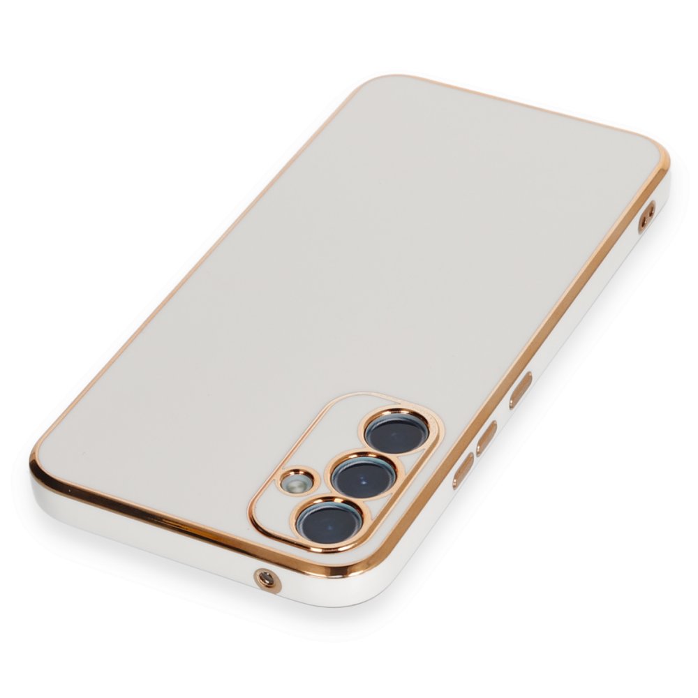  Samsung Galaxy A34 5G Kılıf Volet Silikon - Beyaz