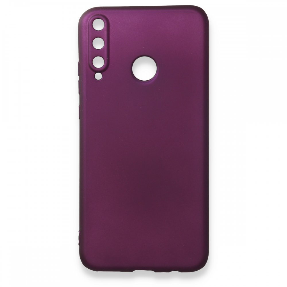 Huawei P40 Lite E Kılıf First Silikon - Mürdüm  Huawei P40 Lite E Kılıf First Silikon - Mürdüm