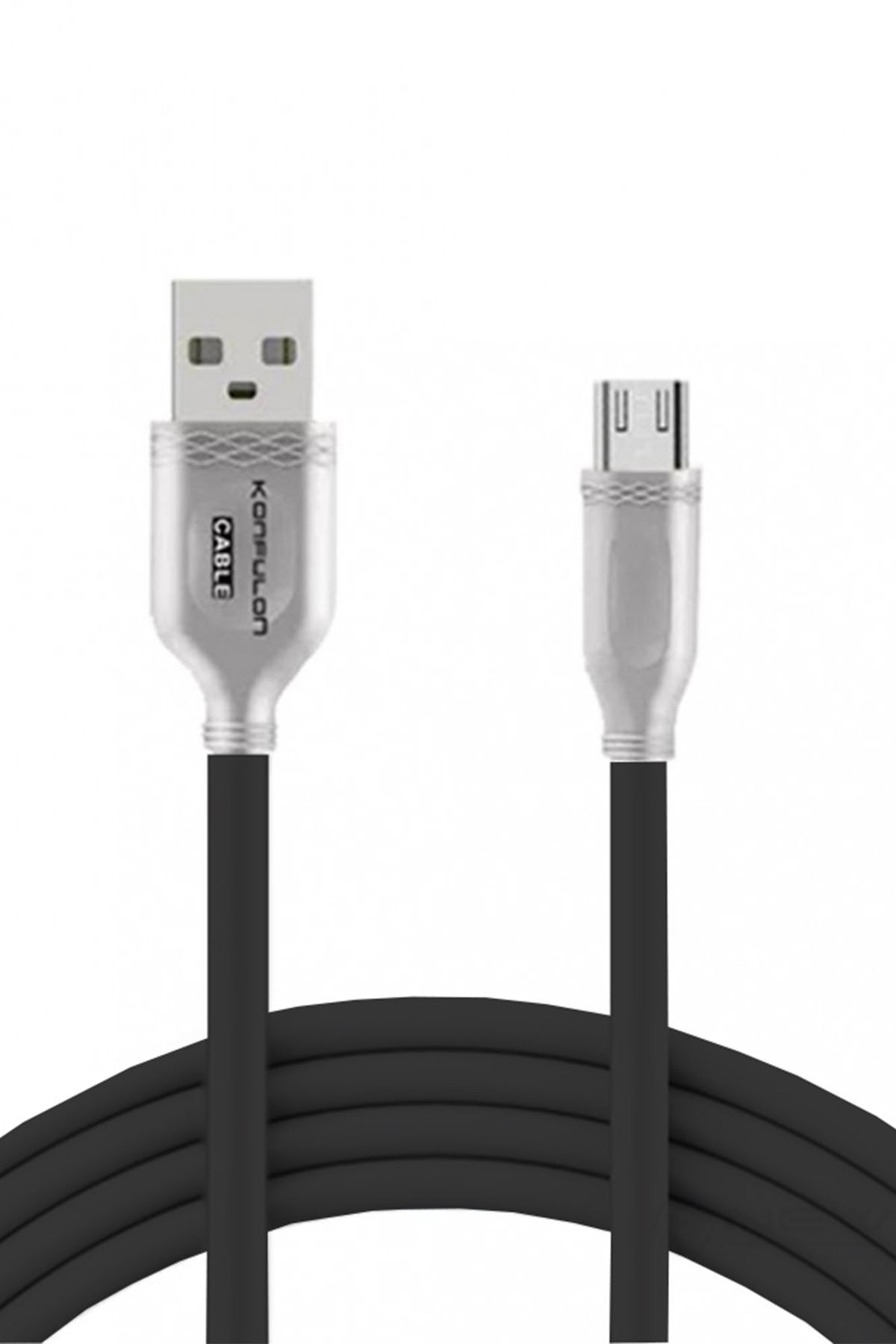 Konfulon S47 Micro USB Kablo 1M 3A - Siyah