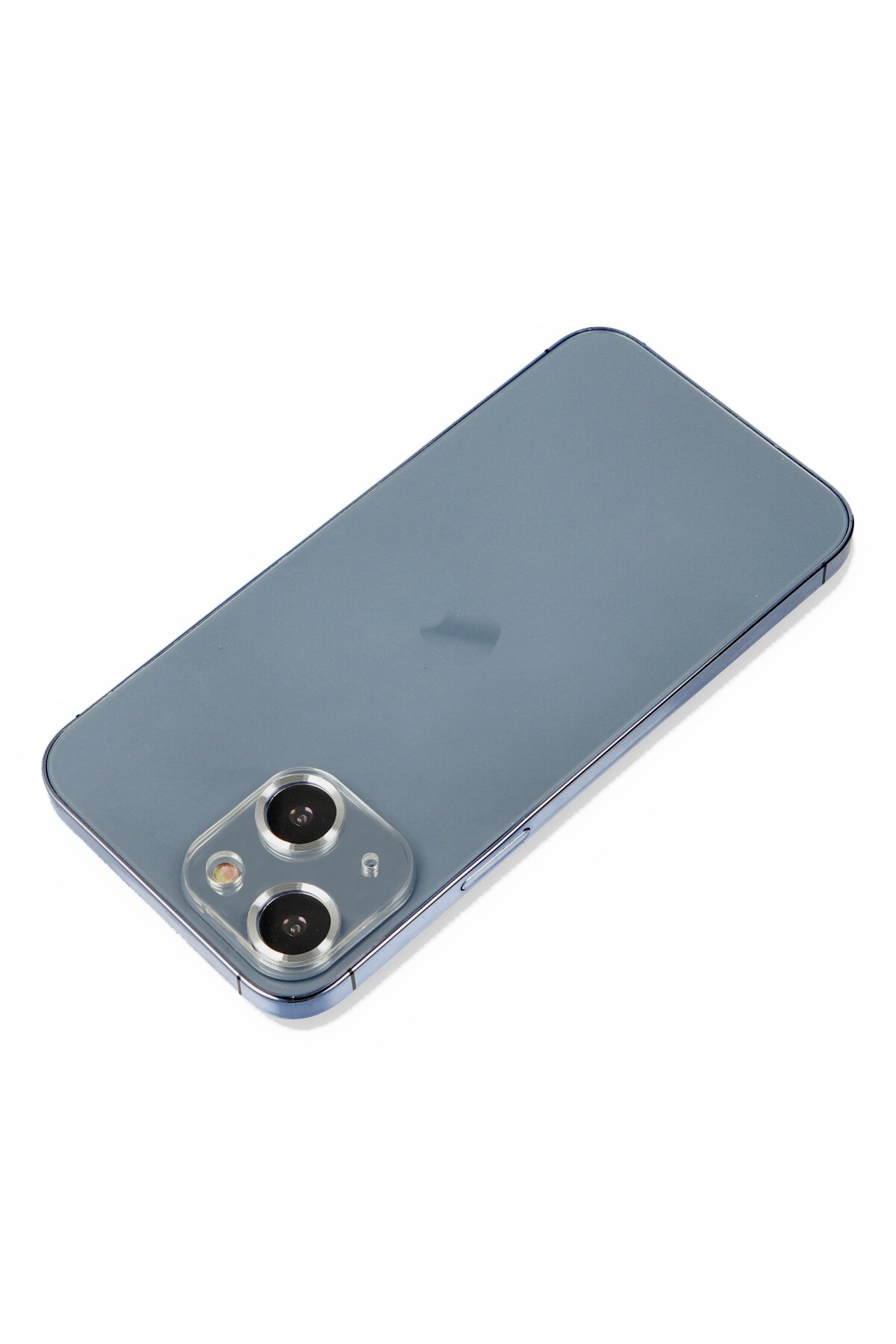  iPhone 13 Mini Metal Kamera Lens Koruma Cam - Gümüş