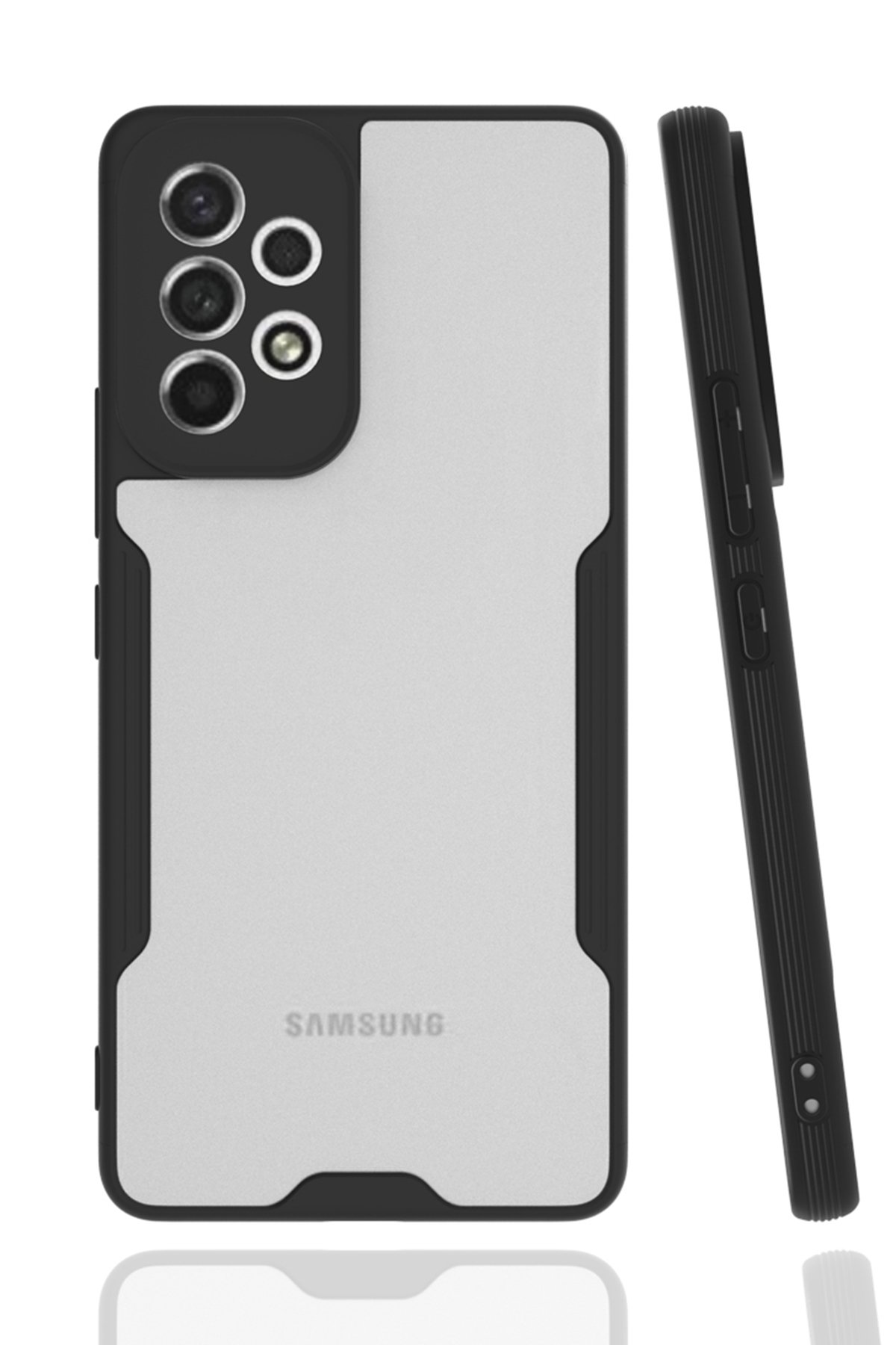  Samsung Galaxy A53 5G Kılıf Platin Silikon - Siyah