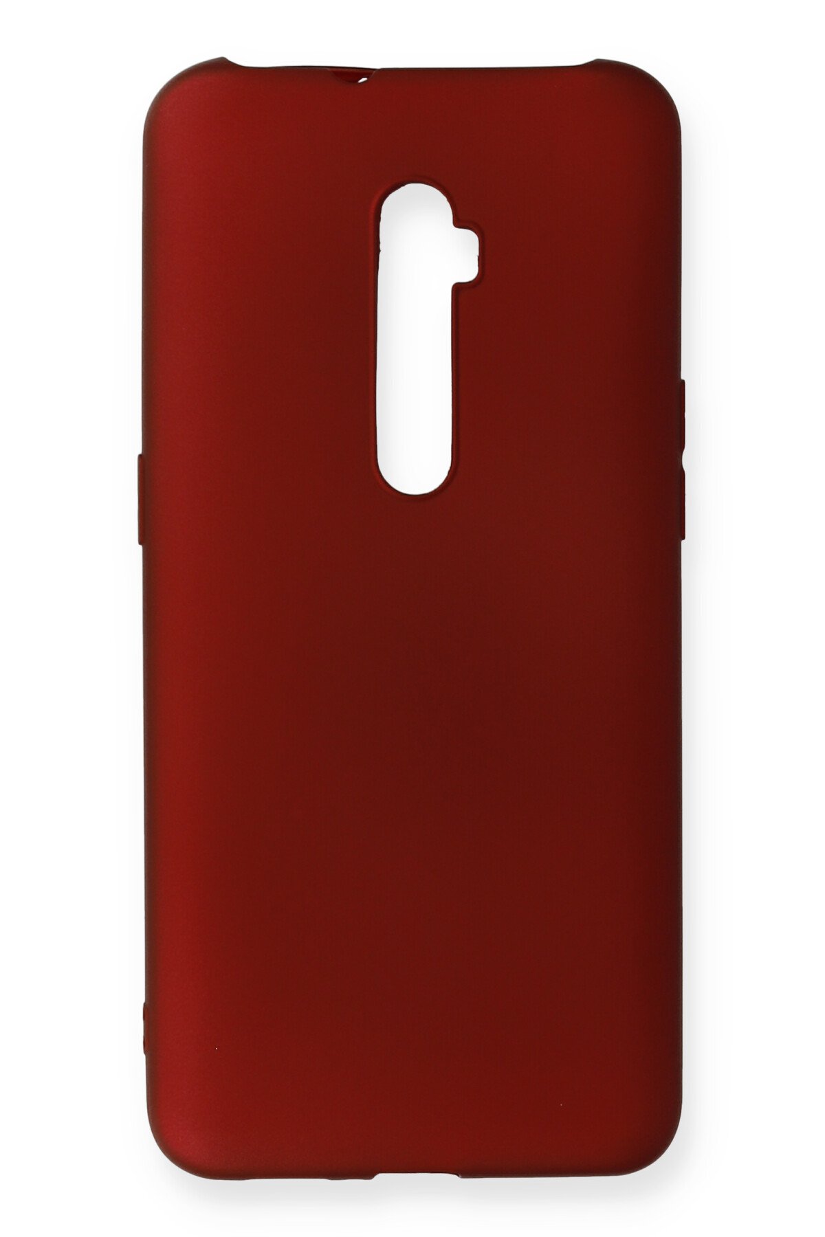 Oppo Reno 10X Kılıf First Silikon - Bordo Oppo Reno 10X Kılıf First Silikon - Bordo