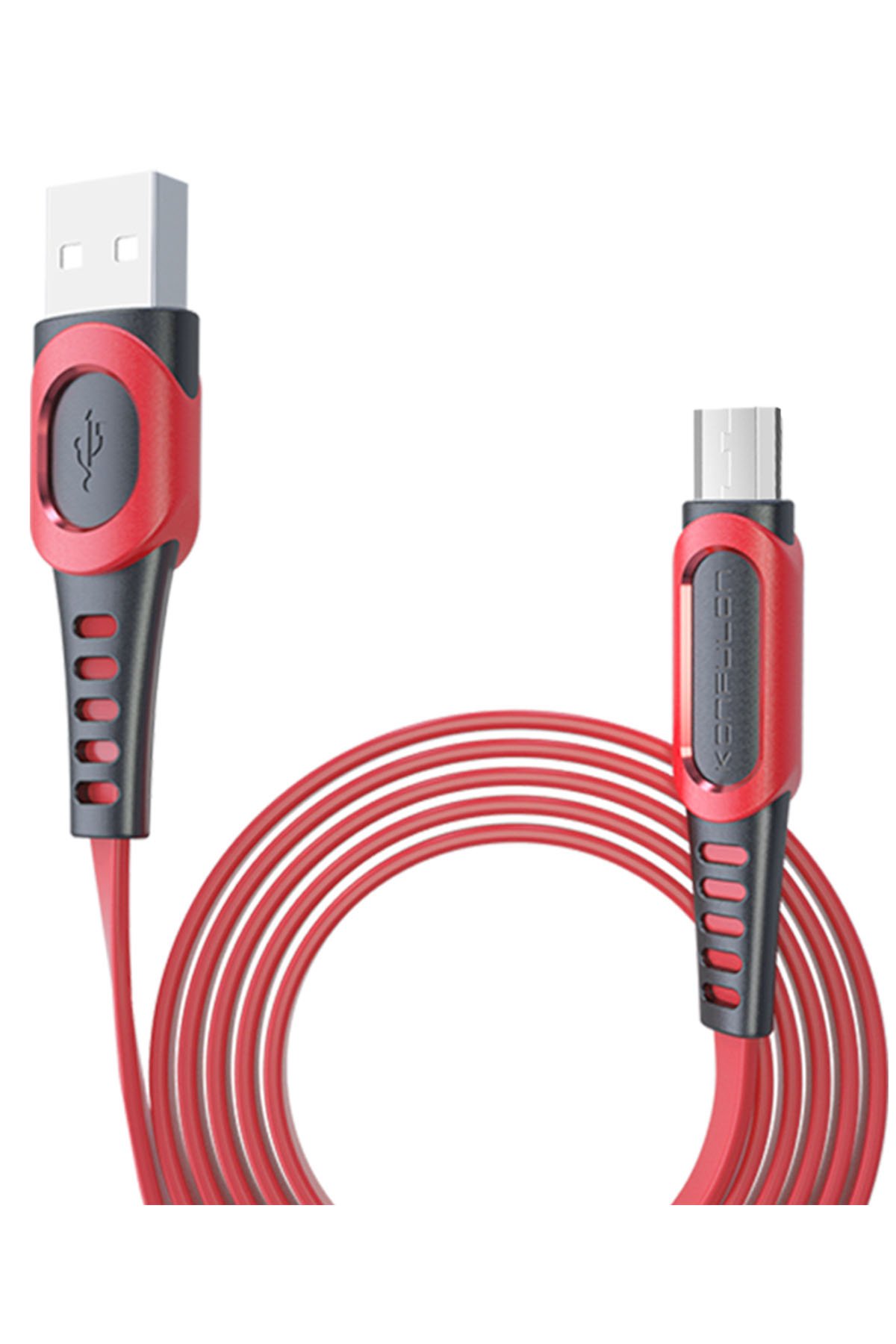 Konfulon DC01 Süper Hızlı Micro USB Kablo 1M 2.4A - Kırmızı Konfulon DC01 Süper Hızlı Micro USB Kablo 1M 2.4A - Kırmızı