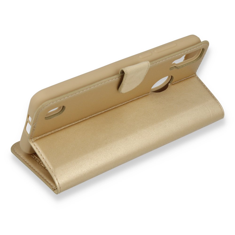  Reeder P13 Blue Kılıf Trend S Plus Kapaklı Kılıf - Gold