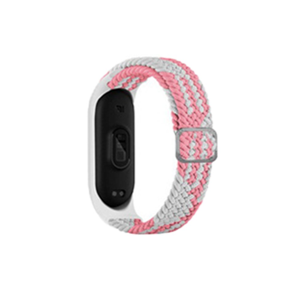  Xiaomi Mi Band 4 Star Kordon - Pembe-Beyaz