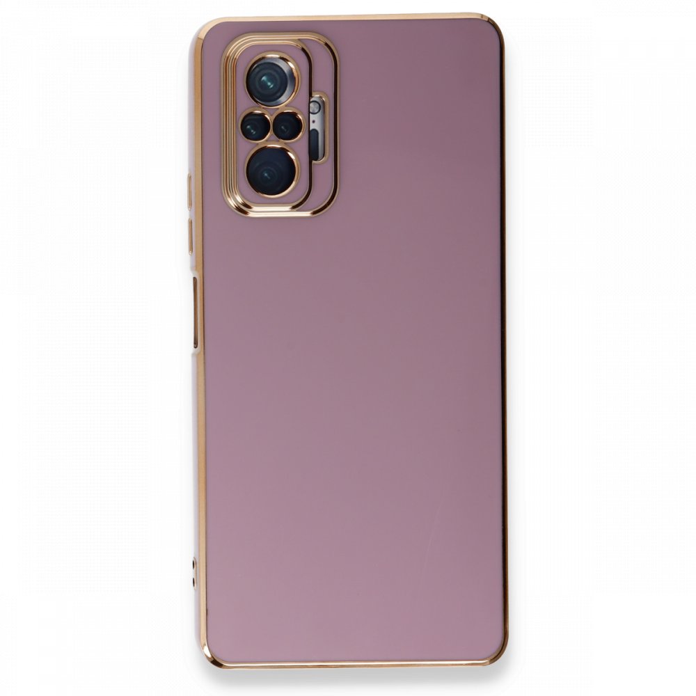 Redmi Note 10 Pro Kılıf Volet Silikon - Mor