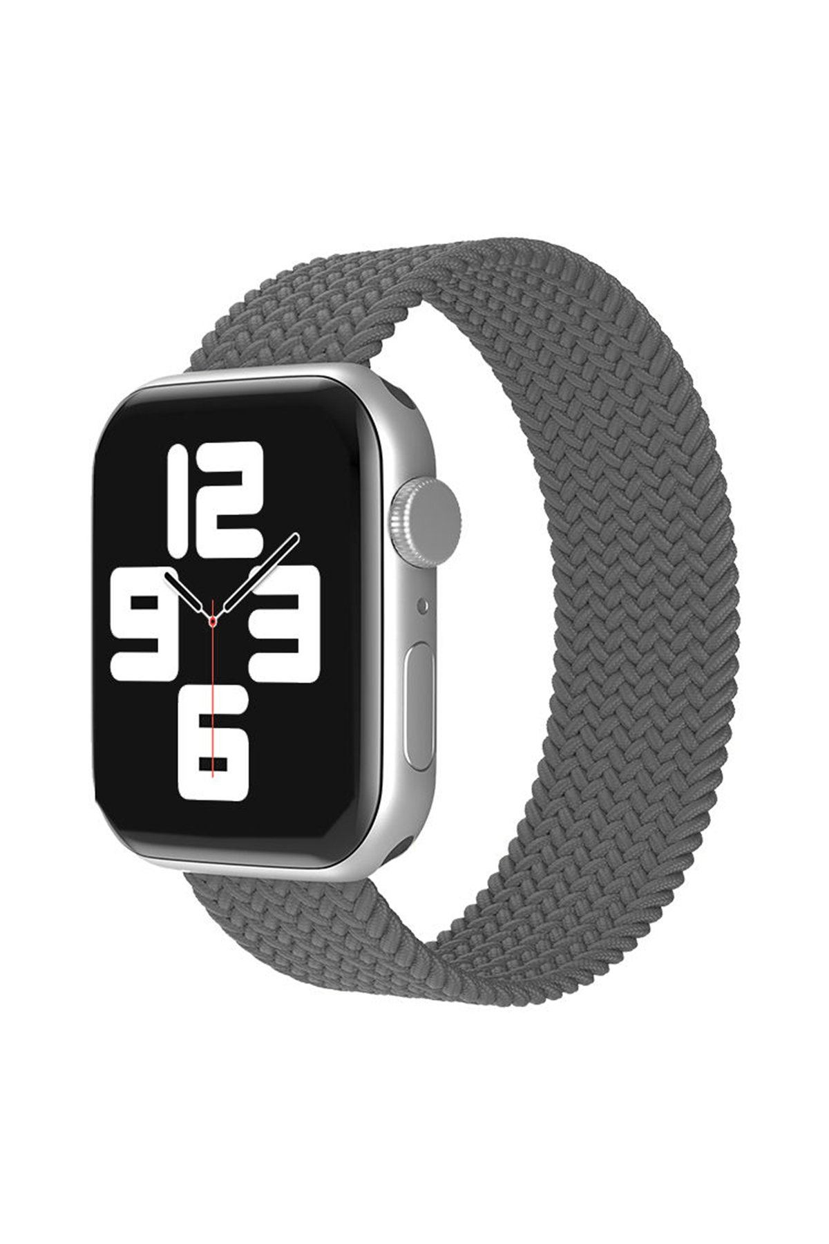  Apple Watch 40mm Ayarlı Solo Silikon Kordon - Gri