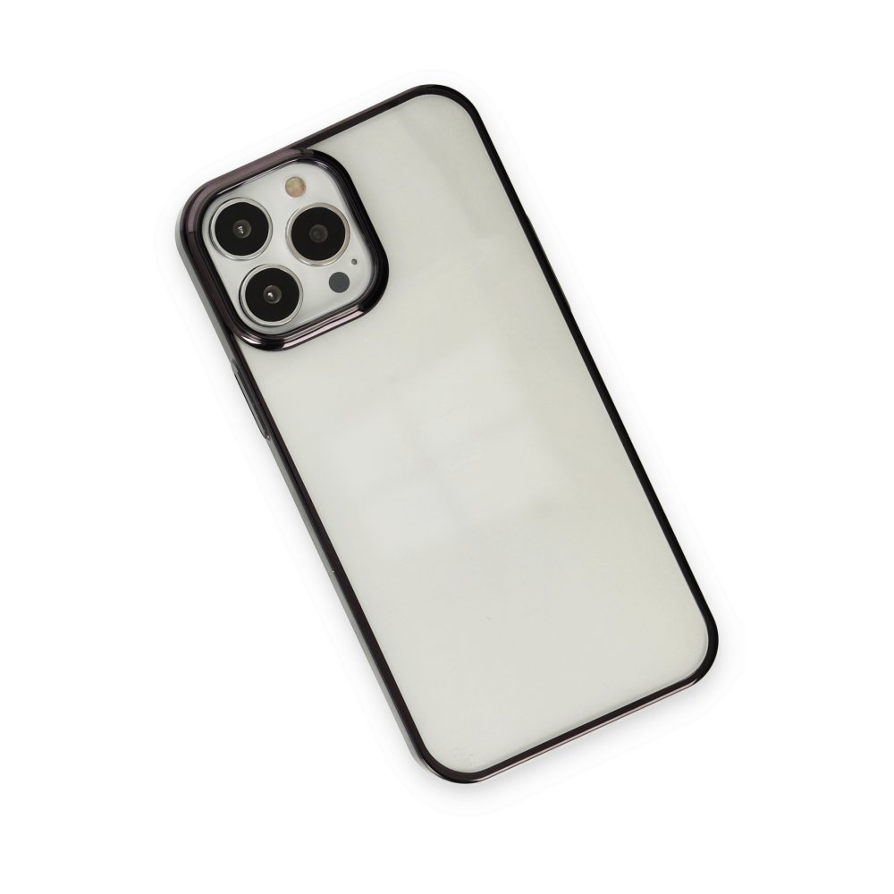  iPhone 14 Pro Max Kılıf Element Silikon - Siyah