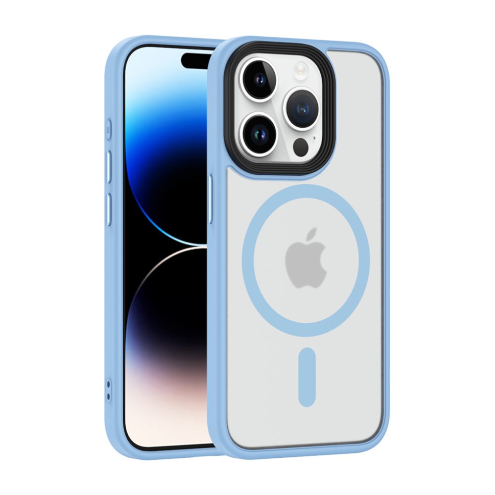 iPhone 15 Pro Max Kılıf Trex Magneticsafe Kapak - Sierra Blue iPhone 15 Pro Max Kılıf Trex Magneticsafe Kapak - Sierra Blue