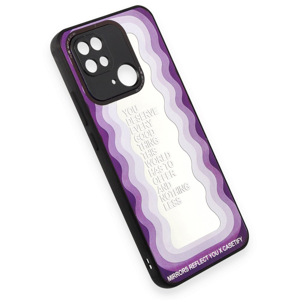  Xiaomi Poco C40 Kılıf Mirror Desenli Kapak - Mirror - 5