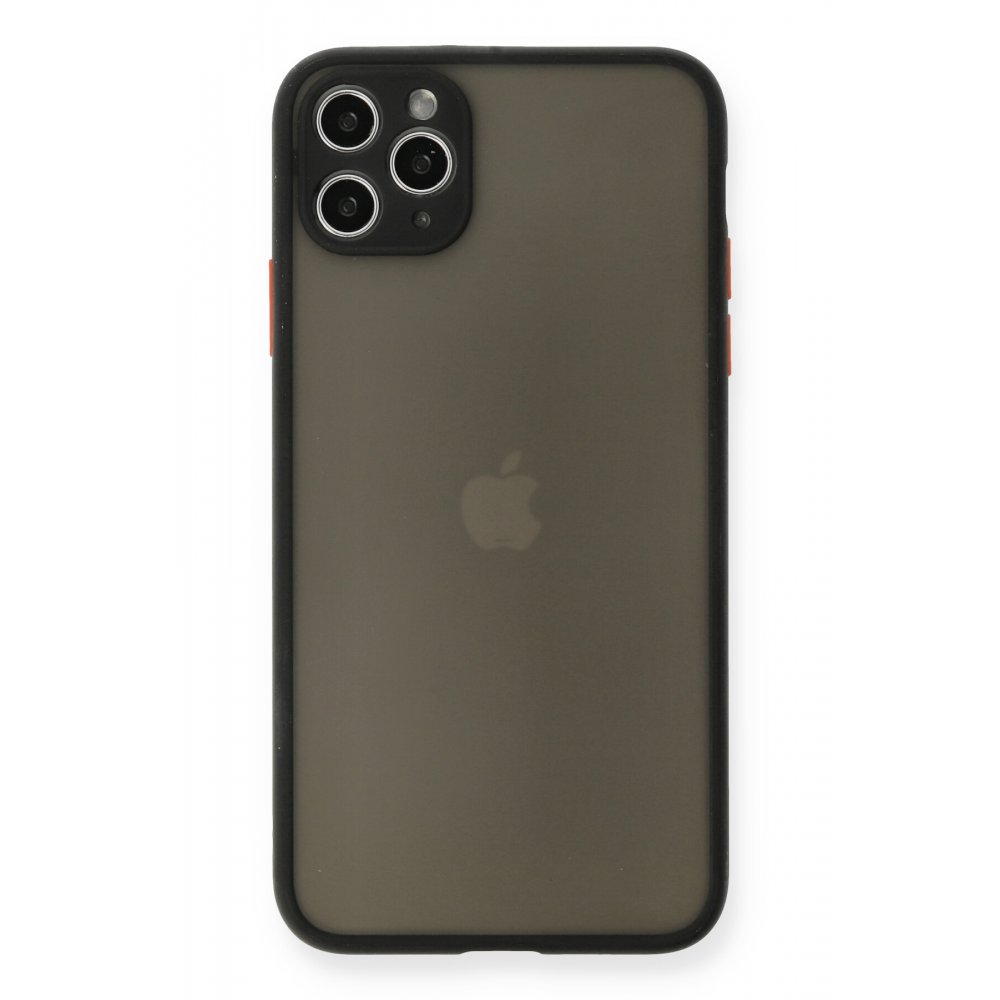 iPhone 11 Pro Max Kılıf Montreal Silikon Kapak - Siyah iPhone 11 Pro Max Kılıf Montreal Silikon Kapak - Siyah
