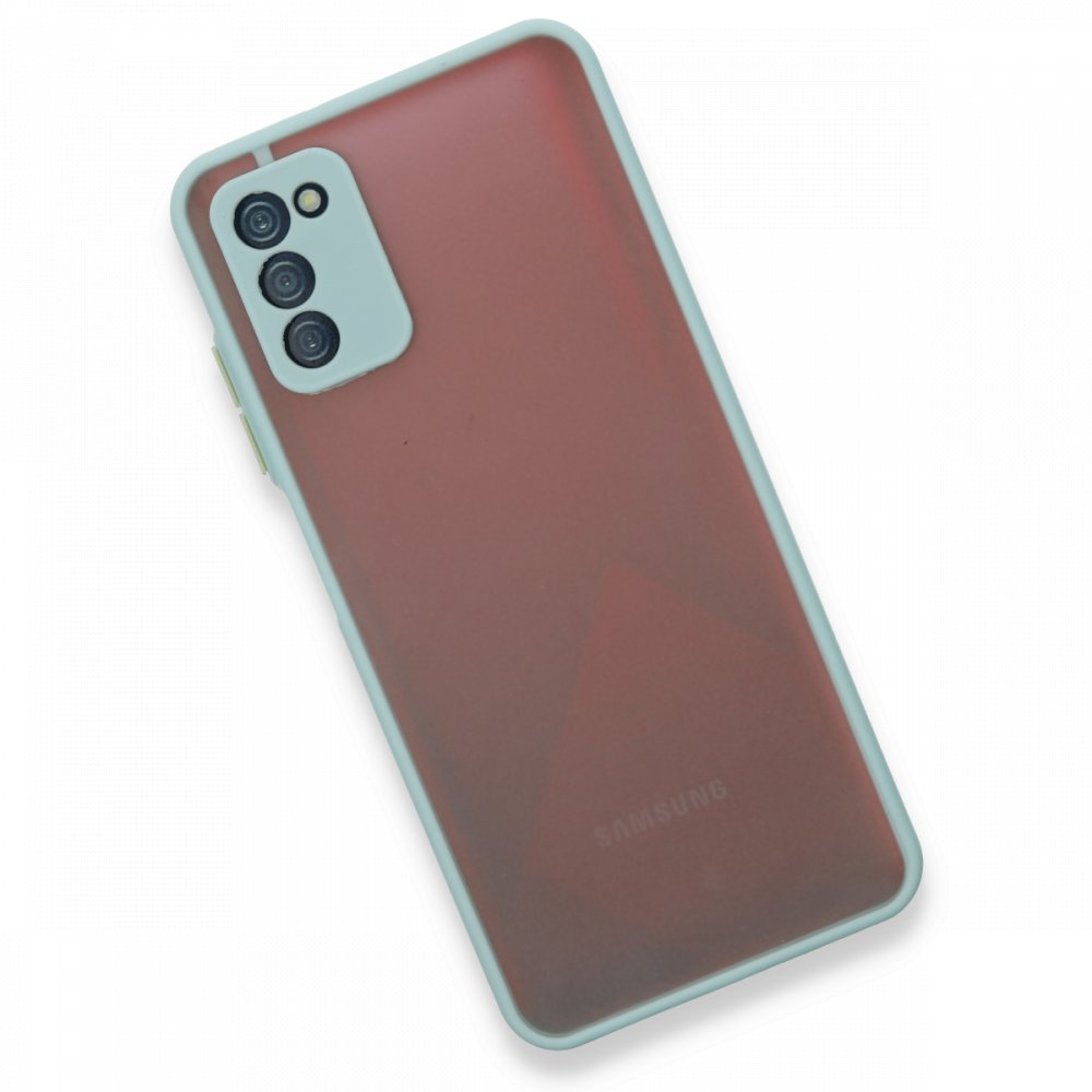  Samsung Galaxy A03S Kılıf Montreal Silikon Kapak - Turkuaz