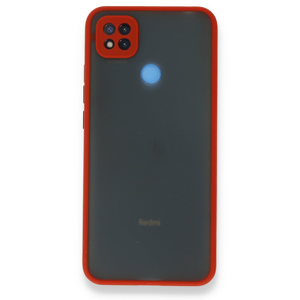 Redmi 9C Kılıf Montreal Silikon Kapak - Kırmızı