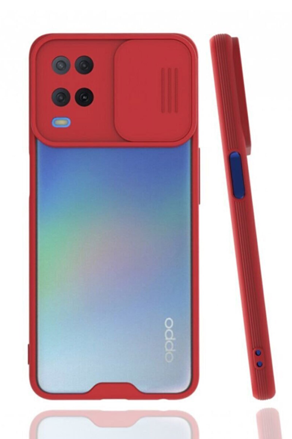 Realme 8 Pro Kılıf Platin Kamera Koruma Silikon - Kırmızı Realme 8 Pro Kılıf Platin Kamera Koruma Silikon - Kırmızı