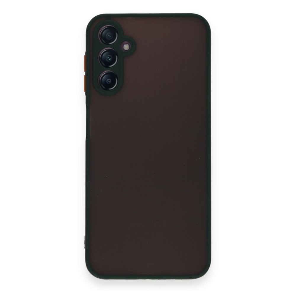  Samsung Galaxy A15 4G Kılıf Montreal Silikon Kapak - Yeşil