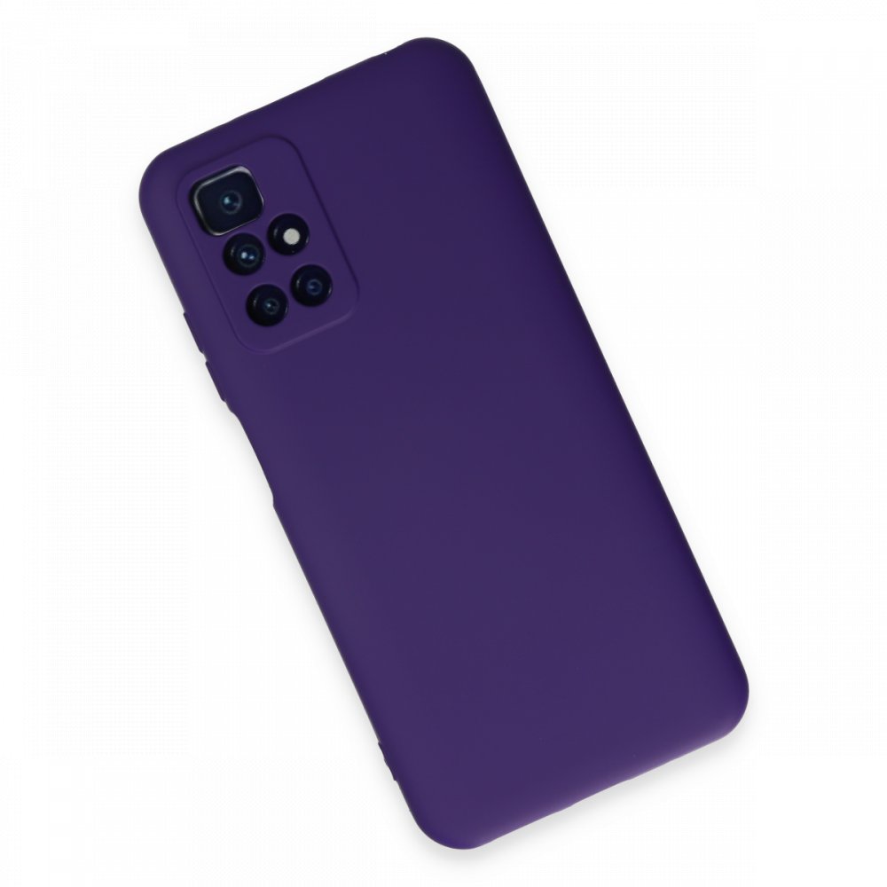 Redmi 10 2022 Kılıf Nano içi Kadife Silikon - Mor
