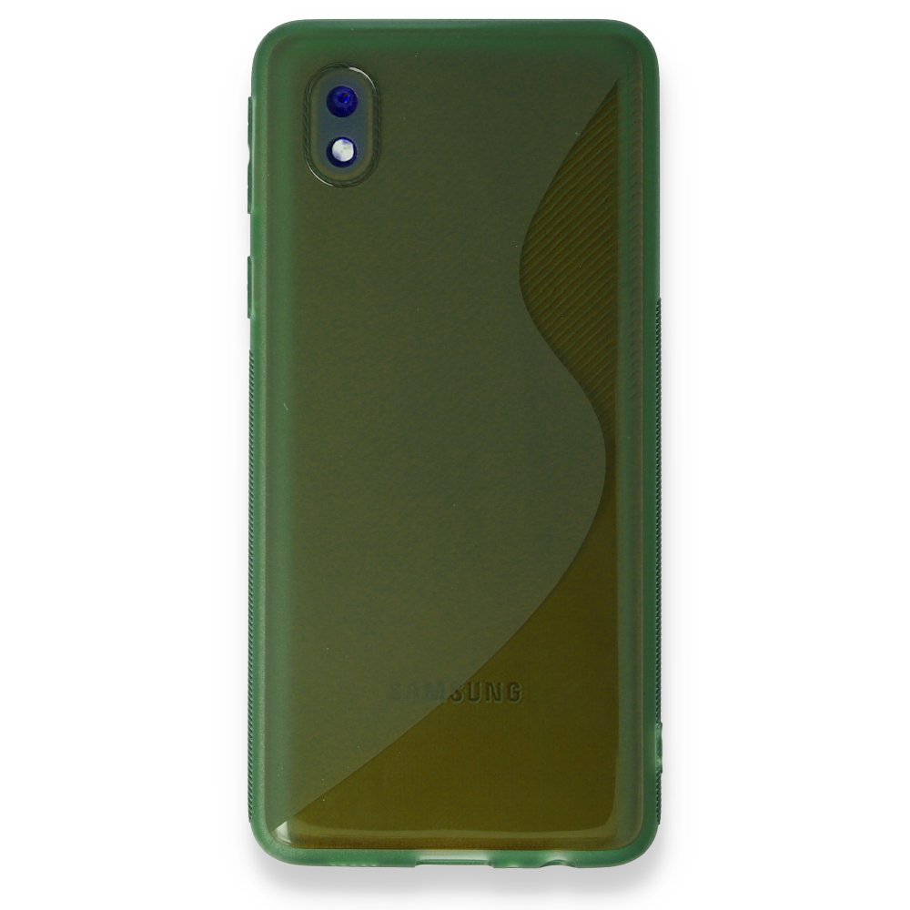 Samsung Galaxy A01 Core Kılıf S Silikon - Yeşil Samsung Galaxy A01 Core Kılıf S Silikon - Yeşil