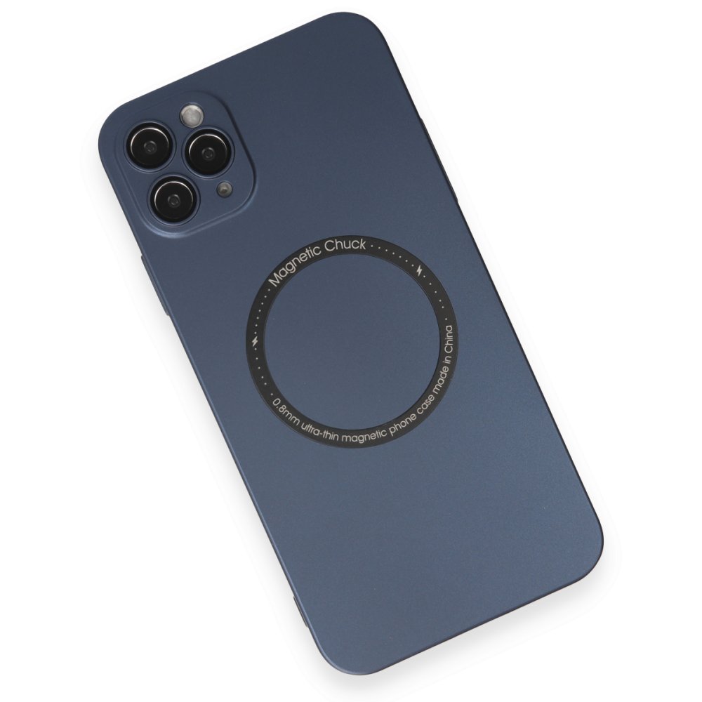 iPhone 11 Pro Max Kılıf Jack Magneticsafe Lens Silikon - Lacivert iPhone 11 Pro Max Kılıf Jack Magneticsafe Lens Silikon - Lacivert