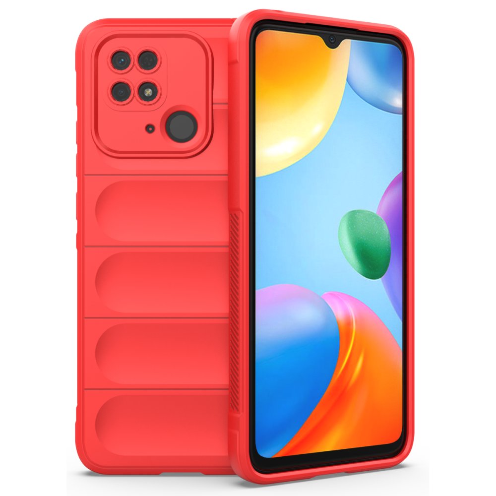 Redmi 10C Kılıf Optimum Silikon - Kırmızı