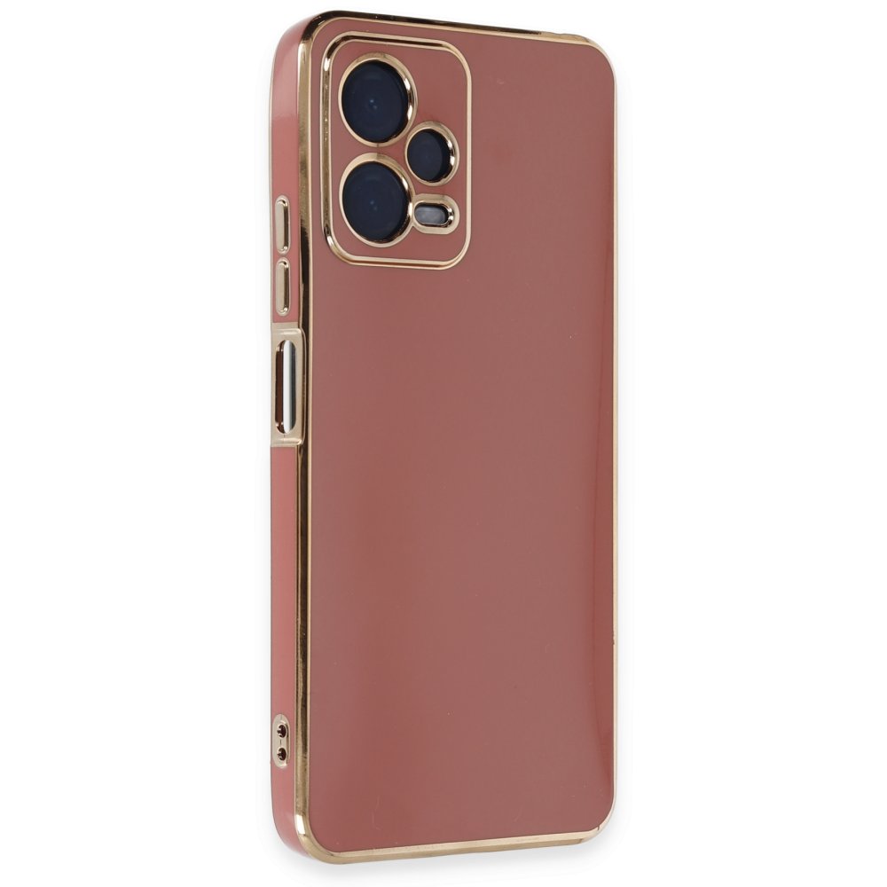 Redmi Note 12 Pro 5G Kılıf Volet Silikon - Kırmızı