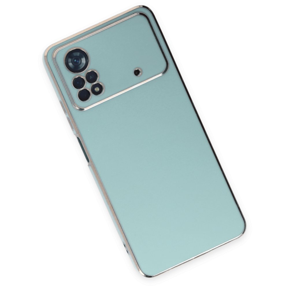 Xiaomi Poco X4 Pro 5G Kılıf Volet Silikon - Açık Yeşil