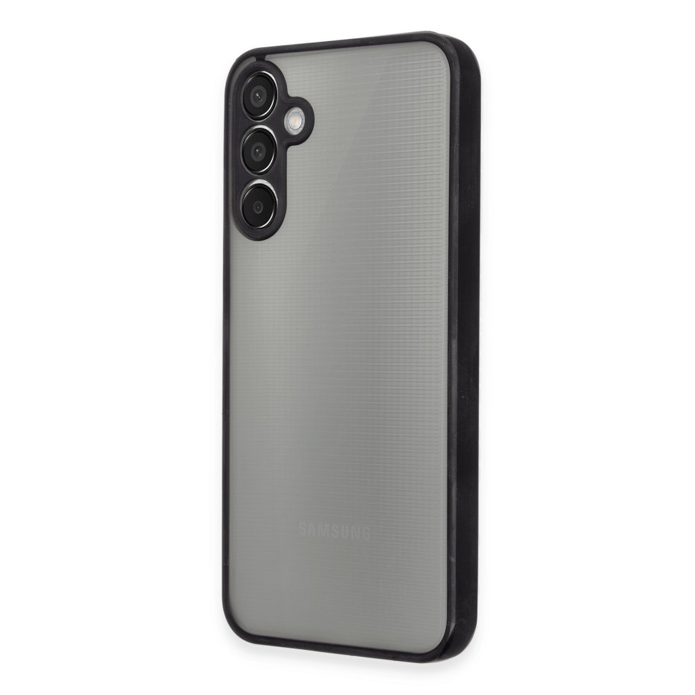  Samsung Galaxy M15 Kılıf Montreal Silikon Kapak - Siyah