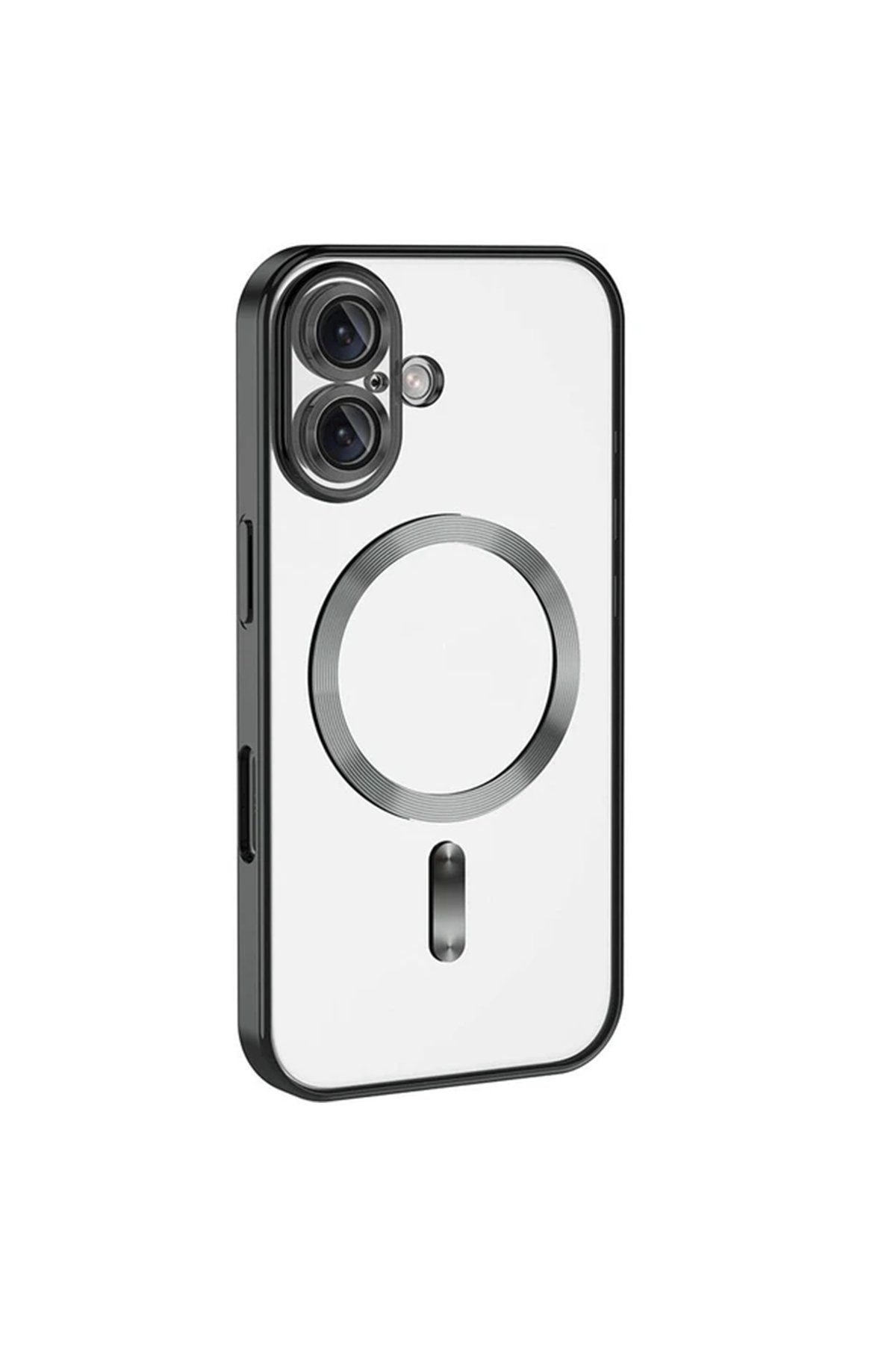 iPhone 16 Plus Kılıf Kross Magneticsafe Kapak - Siyah  iPhone 16 Plus Kılıf Kross Magneticsafe Kapak - Siyah