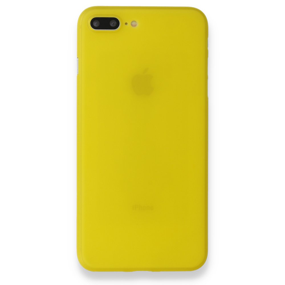  iPhone 8 Plus Kılıf PP Ultra İnce Kapak - Sarı