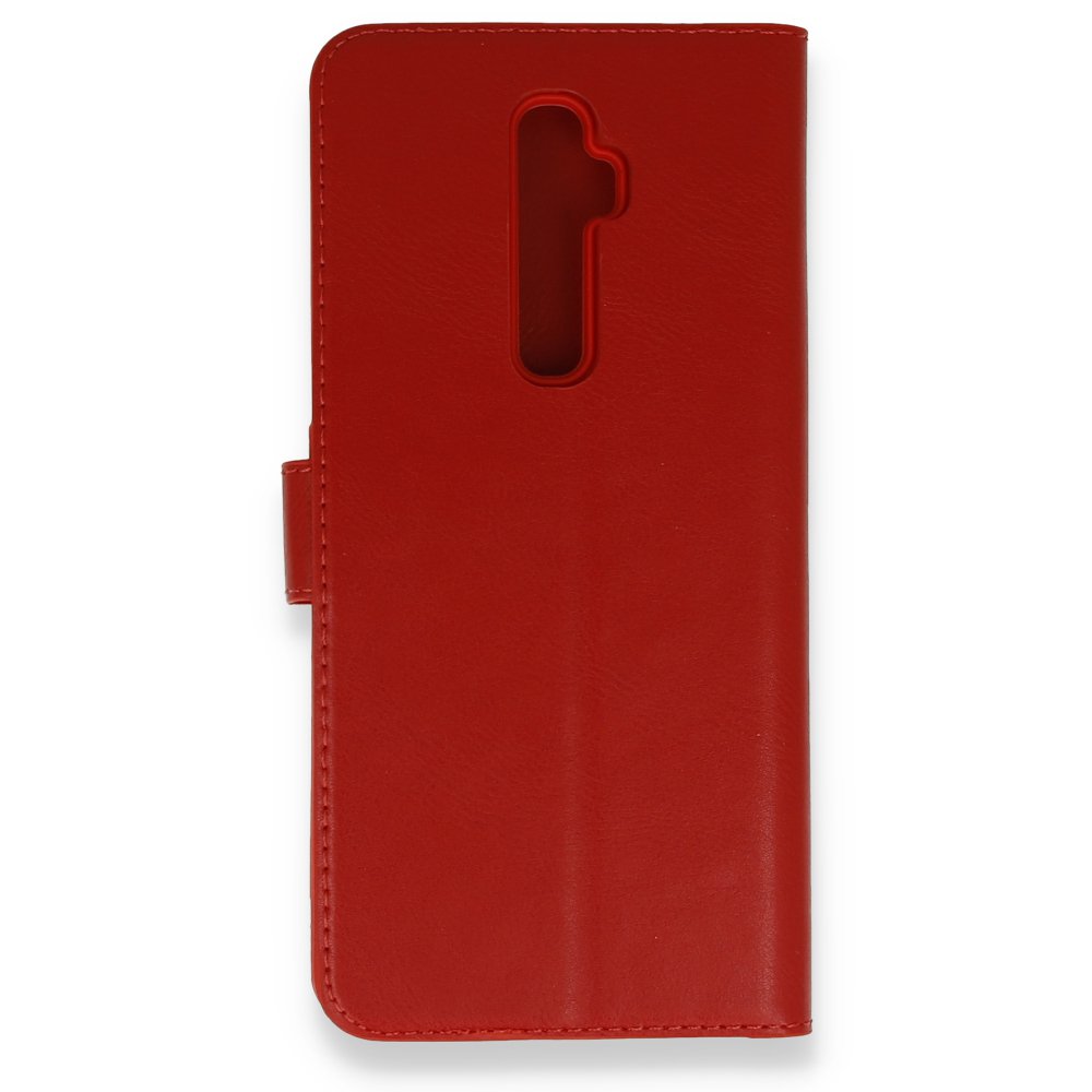  Oppo Reno 2Z Kılıf Trend S Plus Kapaklı Kılıf - Kırmızı