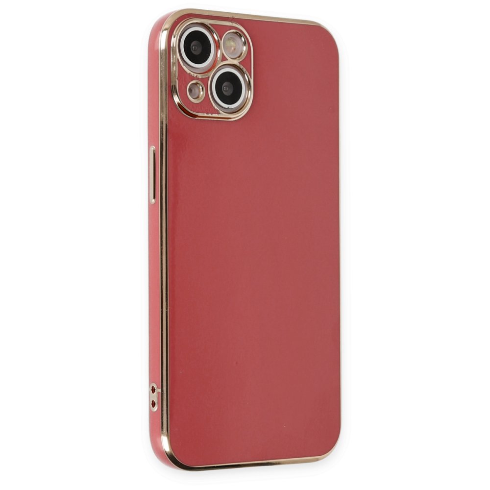  iPhone 14 Plus Kılıf Volet Silikon - Kırmızı