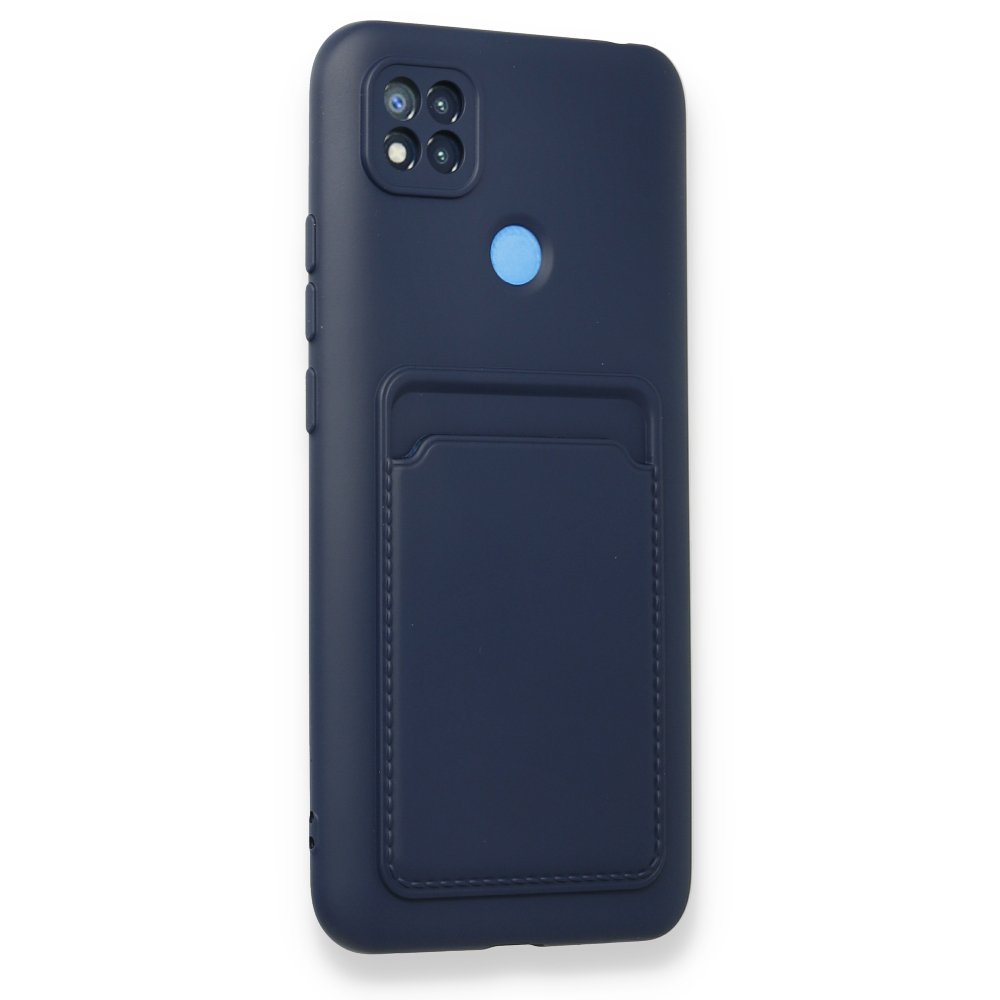 Redmi 9C Kılıf Kelvin Kartvizitli Silikon - Lacivert