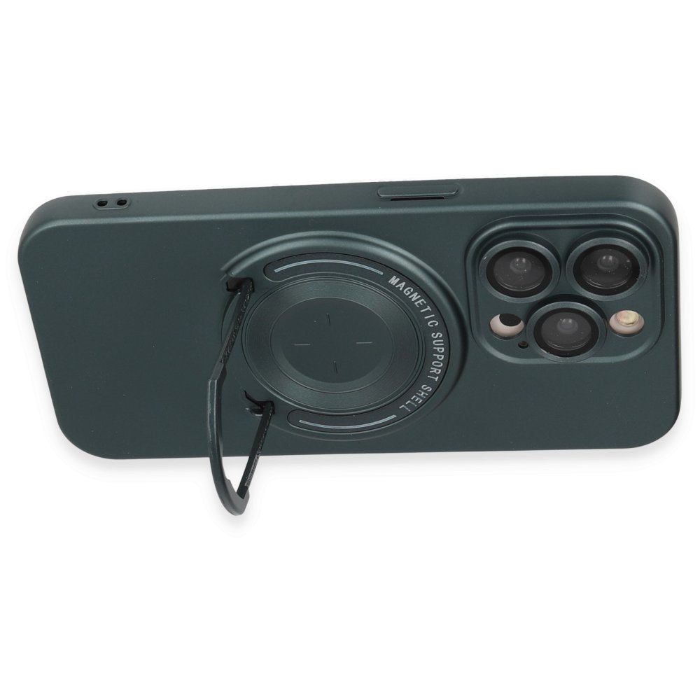 iPhone 13 Pro Kılıf Lukka Magneticsafe Kapak - Koyu Yeşil iPhone 13 Pro Kılıf Lukka Magneticsafe Kapak - Koyu Yeşil