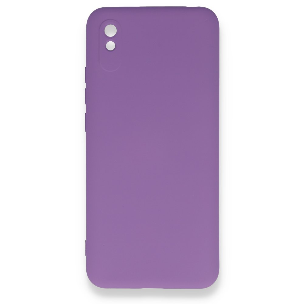 Redmi 9A Kılıf Nano içi Kadife Silikon - Mor Redmi 9A Kılıf Nano içi Kadife Silikon - Mor