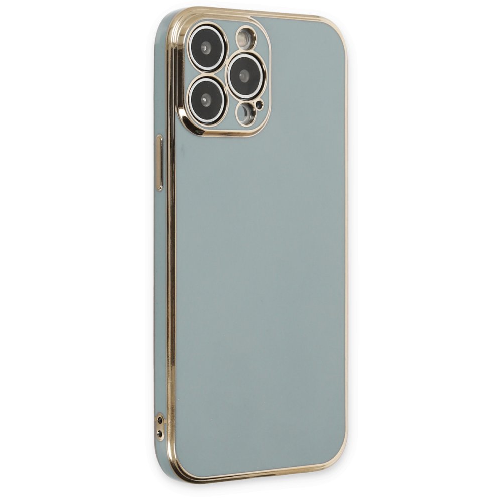  iPhone 14 Pro Max Kılıf Volet Silikon - Açık Yeşil