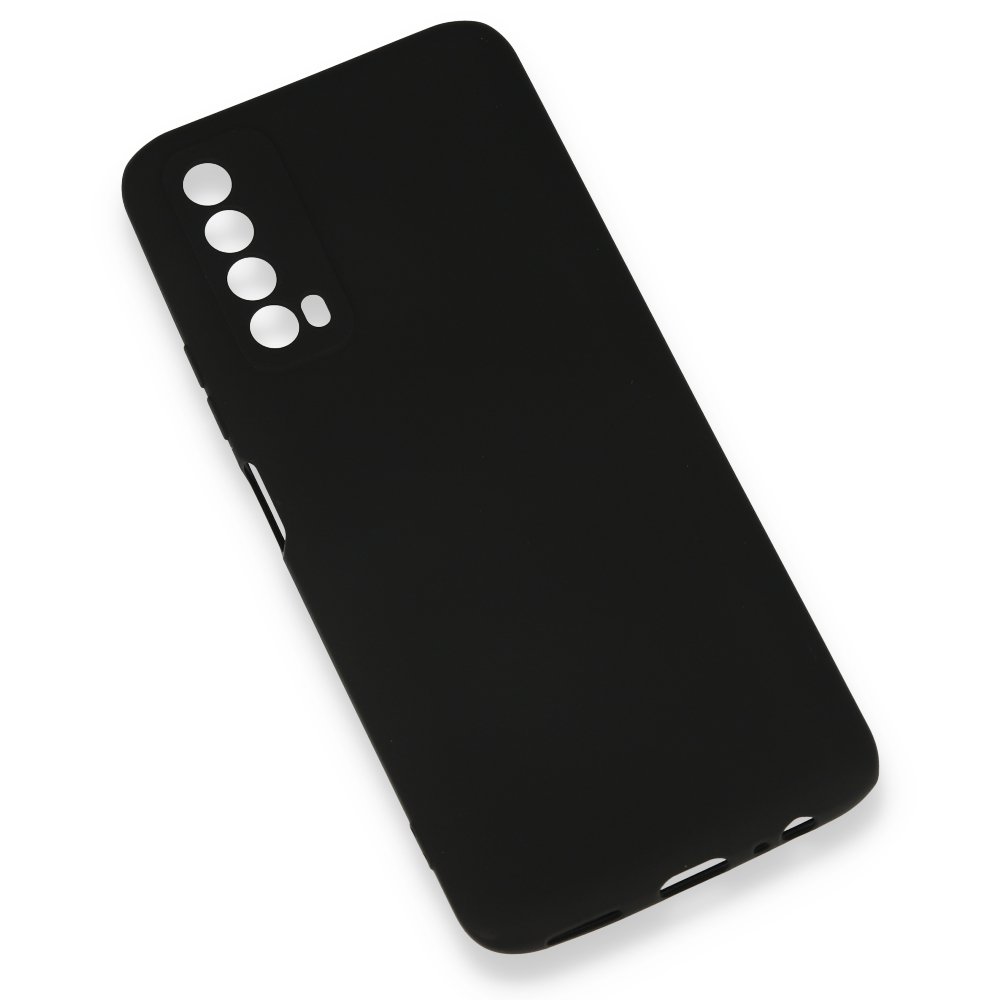 Huawei P Smart 2021 Kılıf First Silikon - Siyah  Huawei P Smart 2021 Kılıf First Silikon - Siyah